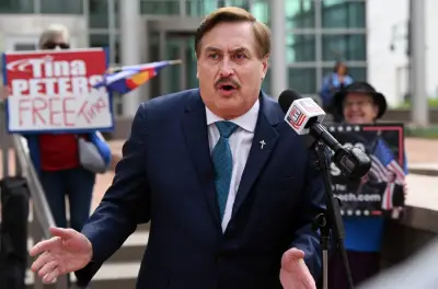 As trial opens, Mike Lindell’s attorneys say he spread claims about Dominion official because he was ‘triggered’