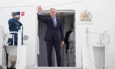 Canadian Prime Minister Carney arrives in Washington for a high-stakes meeting with President Trump