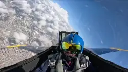‘An amazing ride’: Miramar High science teacher flies in Blue Angels’ FA-18 Super Hornet