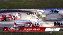 All NB lanes closed following accident on Sawgrass Expressway