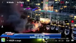 At least 3 boats on fire in Sunny Isles Beach; no injuries reported